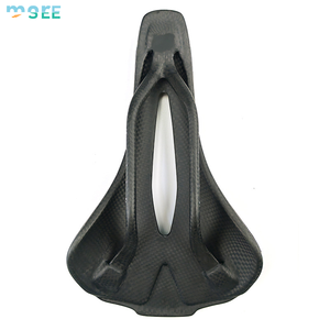 <span class=keywords><strong>Selle</strong></span> de vélo SeeMore prête à être expédiée, ultra légère, en fibre de carbone T800, à nez court, creuse, ergonomique, pour vélo de route et VTT, version EV - Product Image 2
