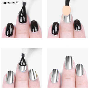 Conjunto 12 em 1 de Pó Acrílico Cromado Rosa Sólido para Unhas, Pó Cromado para Unhas, Pigmento em Pó, Pó Mágico Espelhado para Unhas - Product Image 3