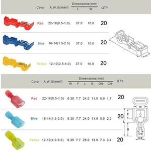 ขั้วต่อสายไฟแบบ T สำหรับสายไฟฟ้า ขั้วต่อสายไฟฟ้าแบบบล็อก - Product Image 5