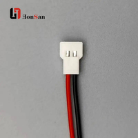 Konektor Kabel Kawat Oem Jst Xh2.54 2/3/4/5/6 Pin Pitch 2.54mm, Kabel Pengisi Daya Baterai Xh Plug Male & Female, Panjang 200mm 2 Buah