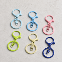 Mousqueton vibrant à ressort pour chaîne, avec attache rapide pour sac, sangle, artisanat du cuir et fabrication de bijoux