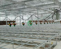 Système d'irrigation mobile par aspersion pour serres agricoles Hangdi, origine Hebei, en alliage d'aluminium galvanisé à chaud