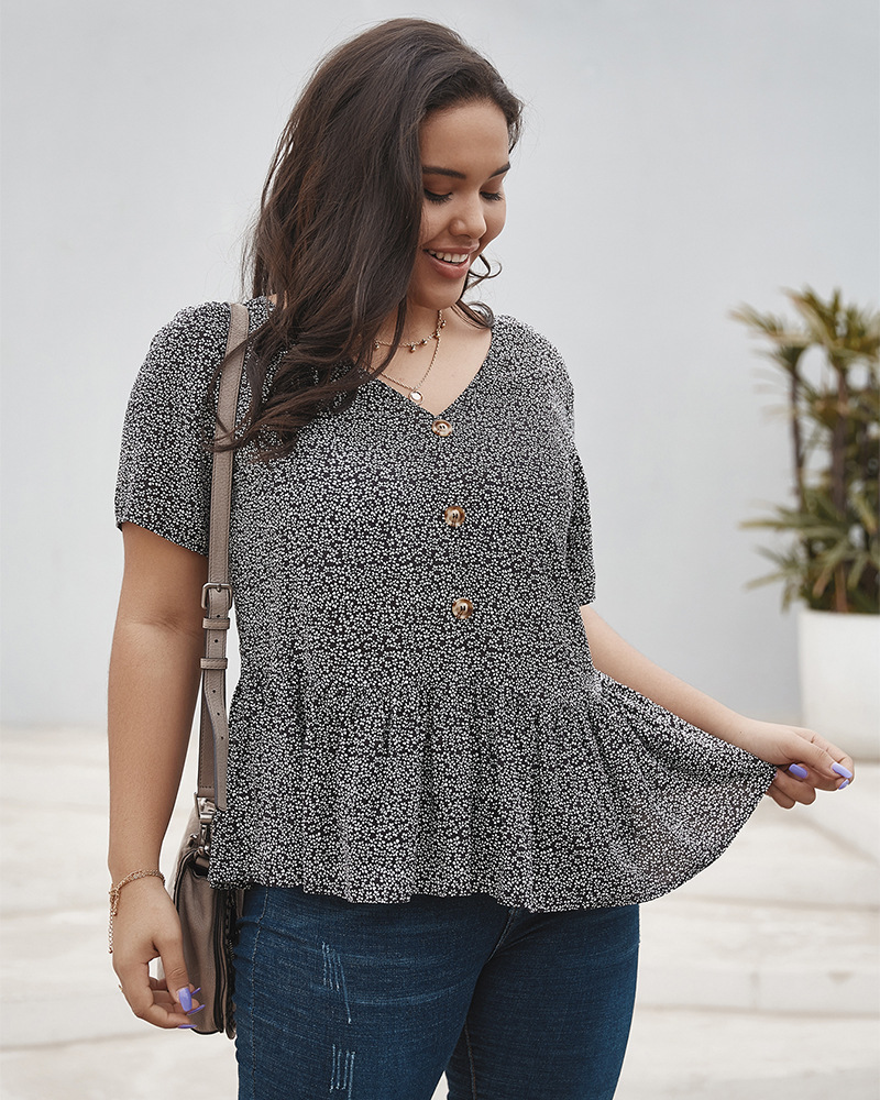 blusas con flores pegadas