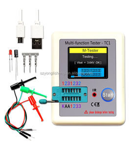 Stock <span class=keywords><strong>Transistor</strong></span> <span class=keywords><strong>Tester</strong></span> Multímetro Display colorido TFT para Diode Triode LCR-TC1 LCR-T7 LCR-T10H - Product Image 1