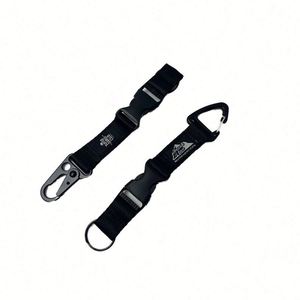 Custom Personalized Airplane Aviation Tags Key Chain Fabric Custom Woven Embroidery Keychains - Product Image 1