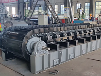 Concasseur à double rouleau en matériau carbone pour moteur électrique, robuste, pour la fusion d'alumine et le transport de matériaux
