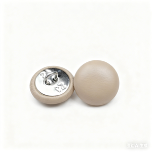 Botones Redondos de PU con Revestimiento de Cuero Sintético, Negros <span class=keywords><strong>y</strong></span> Blancos, para Tapicería, Cojines de Sofá, Reposacabezas, Chaquetas <span class=keywords><strong>y</strong></span> Abrigos de Cuero - Product Image 3