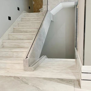 Juego de Mesa de Comedor de Mármol Blanco Pulido Cary Ice de TMZ STONE, Estilo Moderno y Lujoso, para Uso en Interiores y Exteriores, Aplicación en Hoteles - Product Image 3