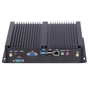 Mini PC ELSKY sin ventilador, mini PC con Ubuntu, <span class=keywords><strong>IPC</strong></span> con CPU J4125, placa base mini ITX, PC industrial de 12V5A, mini PC J4125 - Product Image 1