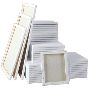 Custom Size White Stretched Canvas Stretcher Bar Strip <b>Frame</b> Set with Inner <b>Frame</b> and UV Printing - Product Image 6