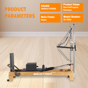 Machine de Pilates Reformer en bois de chêne de haute performance pour studio commercial, lit de Pilates en bois, Reformer en chêne, demi-trapèze Reformer - Product Image 4