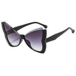 Butterfly Half Rim <b>Sunglasses</b> Women <b>Gradient</b> Lenses UV400 Casual Fashion Adult - Product Image 1