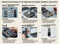 Papan Pengembangan ESP32-DIV V2.0 Dual Core WiFi BLE USB Debugging Modul IoT Layar LCD