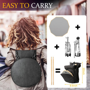 Muestra gratis de alta calidad, bolsa para baquetas, organizador de llaves de tambor, Kits de percusión, bolsa de transporte, bolsa de soporte portátil con asa - Product Image 6