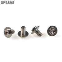 Sekrup dan baut kepala silinder Torx Drive EN ISO 14580 dengan kerah, sekrup dan baut flens 6-lob untuk otomotif/mesin