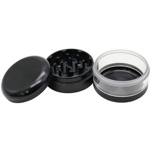 Aluminum <b>Herb</b> <b>Grinder</b> With Window Metal Smoking <b>Grinder</b> 4-Layer and 3-Layer Spice <b>Grinder</b> Customize - Product Image 3