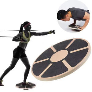 Julyfit Anti-Slip Yoga Exercice Planche d'équilibre en bois Fitness Core Training Tool - Product Image 2