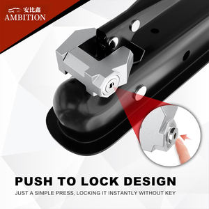 AMBITION Verrouillage de l'accouplement de la langue de la <span class=keywords><strong>remorque</strong></span> à usage intensif Amélioration de la <span class=keywords><strong>remorque</strong></span> Cyberlock Dia 1/4 ''Extra Wide 1.2'' Span Trailer Latch Lock - Product Image 3