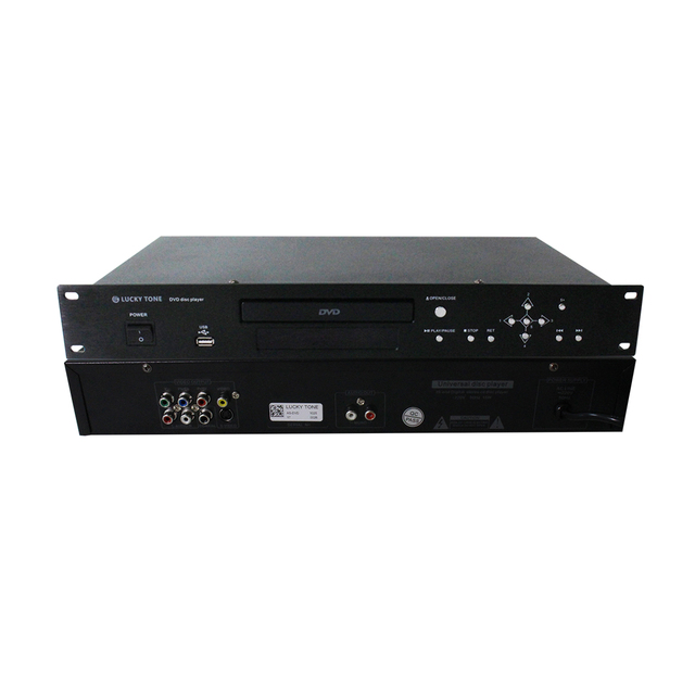 Top Sale Frequency Response 20Hz-18KHz 1.5U Rack 19 Inch DVD Player with USB in the Front