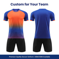 Dikişli Futbol Forması Özel Sublimasyon Polyester File Logolu İsimli Numaralı, Futbol Tişörtü OEM Toptan Satış