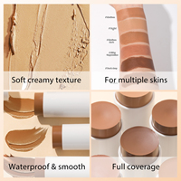 Bâton de Contour principal hydratant, imperméable, organique, couverture complète, Logo personnalisé, crème lissante, avec brosse, 1 pièce, nouvelle collection