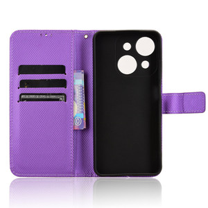 Coque de téléphone à rabat en cuir PU à motif de diamant portefeuille de luxe pour itel A50C - Product Image 3