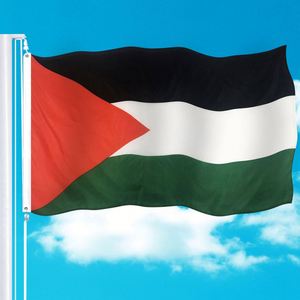 Bandera de Palestina de Poliéster de Doble Cara con Impresión Digital de 3x5 pies (90x150 cm), Duradera y Antiarrugas - Product Image 1
