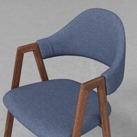 NOVA Nouveau Style Meubles De Salle À Manger Chaises De Salle À Manger Moderne De Luxe Bleu Nordique Boucle Salle À Manger Chaise Scandinave