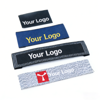Etiquetas Tejidas Bordadas Impresas Personalizadas de Fábrica, Etiquetas Hechas a Mano para Ropa, Etiquetas con Logotipo para Camisetas, Tela de Satén