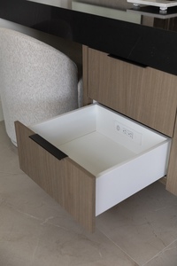 Meuble-lavabo sur mesure Vermonhouzz avec double vasque et grands tiroirs <span class=keywords><strong>de</strong></span> rangement pour <span class=keywords><strong>salle</strong></span> <span class=keywords><strong>de</strong></span> <span class=keywords><strong>bain</strong></span> d'hôtel et d'appartement <span class=keywords><strong>de</strong></span> luxe - Product Image 4