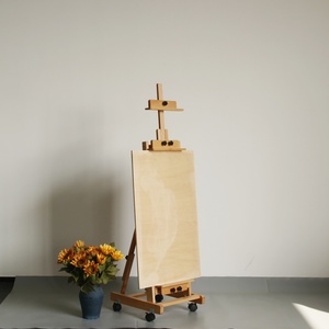 Giá vẽ gỗ beech cao cấp có bánh xe, có thể điều chỉnh, chịu lực cao, dành cho vẽ tranh, trưng bày, OEM - Product Image 6