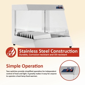 Armoire chauffante commerciale à température réglable pour frites et poulet - Product Image 5