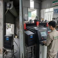 Alimentation UPS monophasée robuste 2KVA, autonomie de 15 minutes, onduleur en ligne à onde sinusoïdale pure, utilisation industrielle, transfert zéro