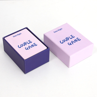 Meilleure vente Jeu de cartes personnalisé coloré violet pour les couples pour se rapprocher