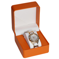 Boîtes à montres en similicuir de luxe avec logo personnalisé, étuis cadeaux, emballage de voyage, étui à montre en cuir, Caja Para Reloj, boîte à montre portable