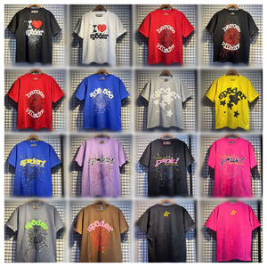 T-shirts à manches courtes pour hommes, vêtements d'été 2025, t-shirts à col rond pour hommes, style de mode masculin, expédition aléatoire - Product Image 3