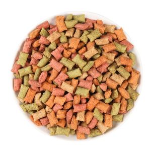 उच्च प्रोटीन अनाज आधारित सूखी बिल्ली भोजन गंध स्वस्थ सूत्र-कई स्वाद सैल्मन सैंडविच बिस्कुट स्वच्छ दांत पर्यावरण के अनुकूल - Product Image 2