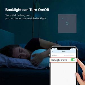 สวิตช์ติดผนังแบบสัมผัสกระจกย้อนยุค Smart 1CH WIFI EU 10A รุ่น <span class=keywords><strong>QD</strong></span> Smart-TY-E1 ปี 2025 - Product Image 6