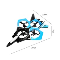 Nouvel avion de chasse RC prêt à voler, mini avion électrique 4 canaux intérieur-extérieur avec matériau EPP et télécommande