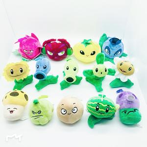 Nueva planta girasol Zombie Plantsvs.ZombiesHD juguete de peluche <span class=keywords><strong>Mini</strong></span> mochila llavero juguete de peluche - Product Image 6