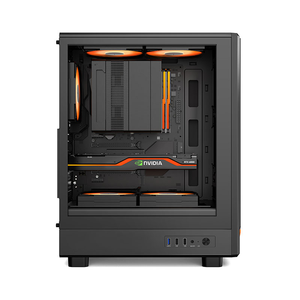 Boîtier de jeu pour ordinateur Hurricane Beast prend en charge le refroidissement par eau 240 et les cartes mères ITX, MATX, ATX avec surface en maille - Product Image 5