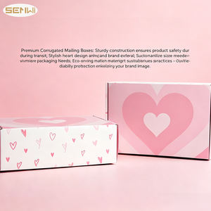 Cajas de Cartón Corrugado para Envío Postal a Precio Económico, Empaque Personalizado para Regalo con Patrón Rosa y Grosor de 2 mm - Product Image 6