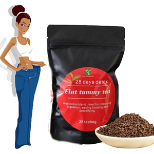 Tùy chỉnh đóng gói 28-ngày phẳng Tummy trà nhanh hơn Detox Burn Tummy Trà thảo dược hiệu quả cao đốt cháy chất béo Detox trà cho phẳng Tummy - Product Image 1
