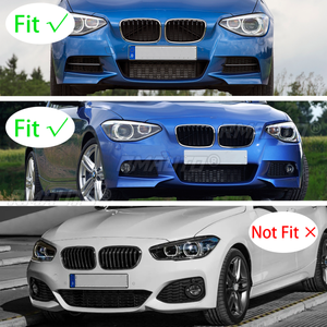 สำหรับ BMW ซีรีส์ 1 F20 F21 M135i รุ่นก่อนปรับโฉม LCI ปี 2012-2015 M Sport ชุดแต่งกันชนหน้า ครอบสปลิตเตอร์ข้าง ครอบไฟตัดหมอก ช่องระบายอากาศ สปอยเลอร์ลิป - Product Image 3