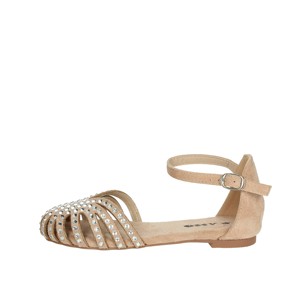 Sandali neri 16331 con plateau bassi da donna e da ragazza leggeri Anti-scivolosi tendenza alla moda piatta e imbottita - Product Image 1