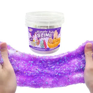 ของขวัญชุด DIY Slime สําหรับเด็กอายุ 6 ปีขึ้นไปจัมโบ้ปาร์ตี้โปรดปรานของขวัญชุดทําเมือกคริสตัลสําหรับเด็กผู้หญิง