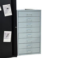 Meuble de classement vertical multi-tiroirs au design moderne, en acier, 8 tiroirs, rangement pour la maison et le bureau, armoire à tiroirs en métal