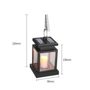 Luces Solares para Exteriores, Faroles Colgantes Monocristalinos con Batería de Ni-Mh de 1300 mAh, Diseño de Vela, Luces Solares Colgantes para Jardín - Product Image 2