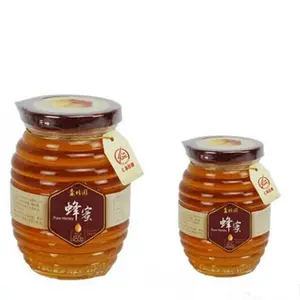 Frasco de vidrio para miel, frasco de vidrio con diseño moderno, 100ml, 250ml, 500ml, 1000ml