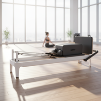 Appareil de Pilates Reformer de qualité professionnelle, durable, portable, en alliage d'aluminium, pour la rééducation, la remise en forme et la physiothérapie